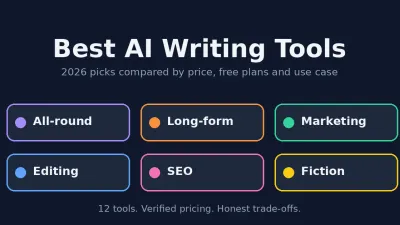 Best AI writing tools 2026 comparison overview